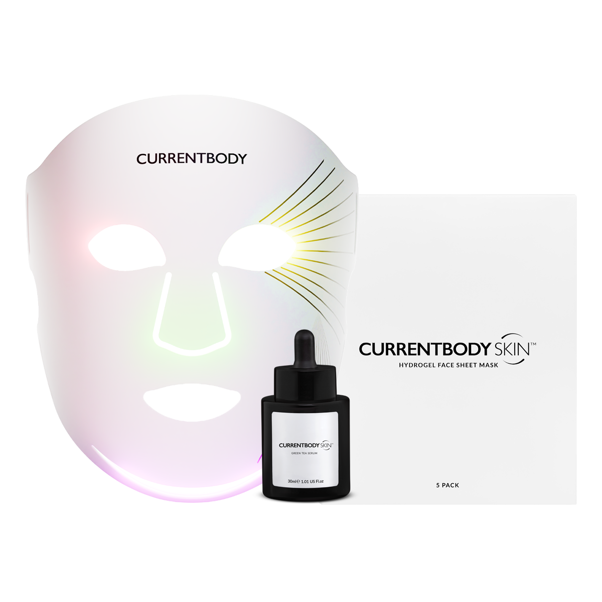 CurrentBody Skin LED Red Light Therapy Face Mask: Series 3